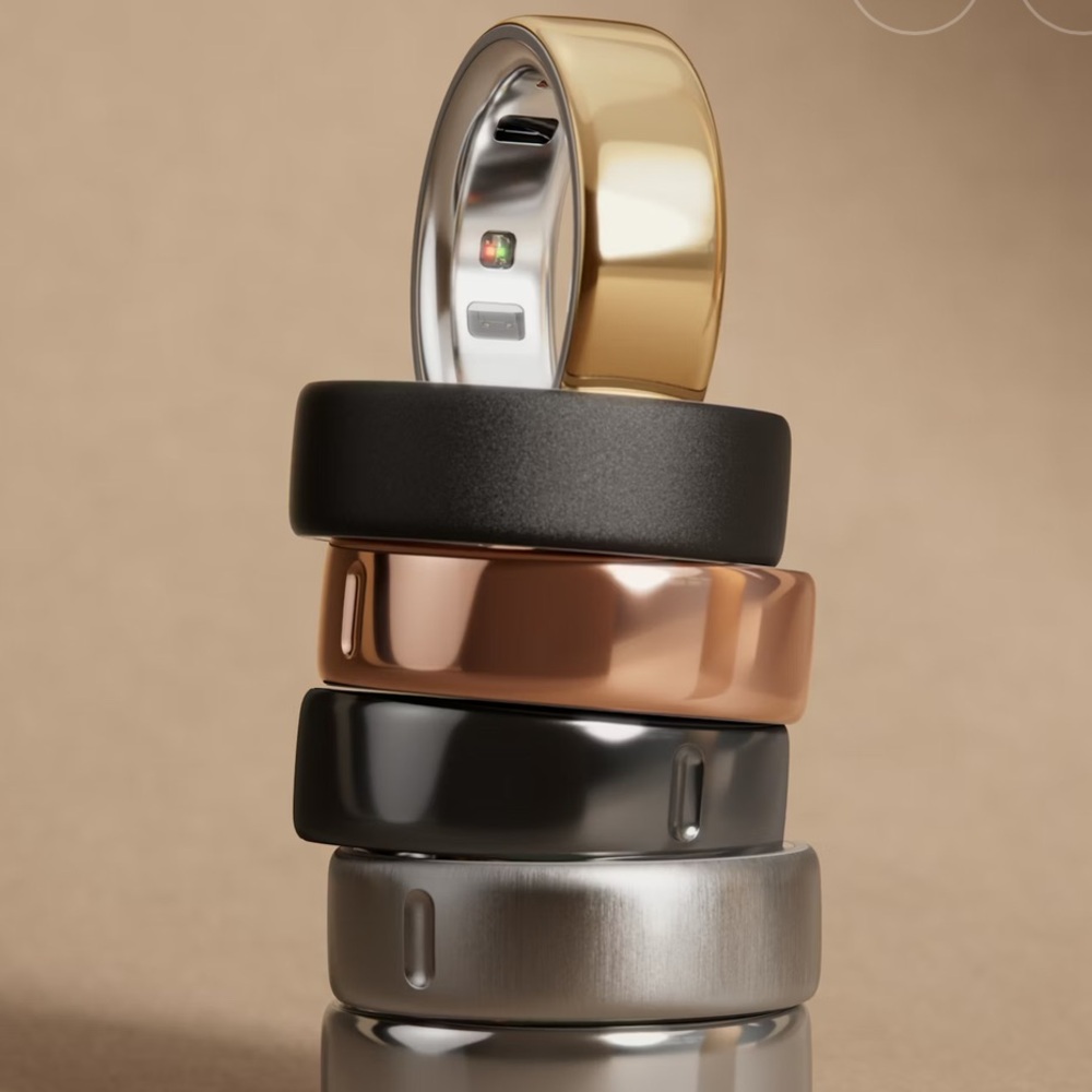 Oura Ring 4, gold, size 9